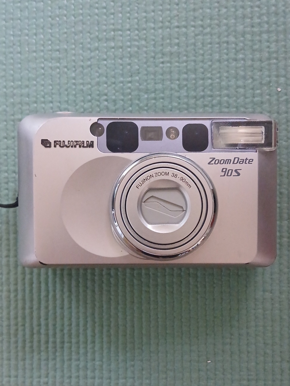 Works! Fujifilm Zoom Date 90S Silver Compact Film Camera